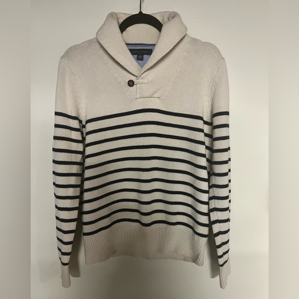 Mens TOMMY HILFIGER cowl neck sweater